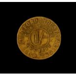 A Thetford Industrial Co-operative Society Ltd token 1/-