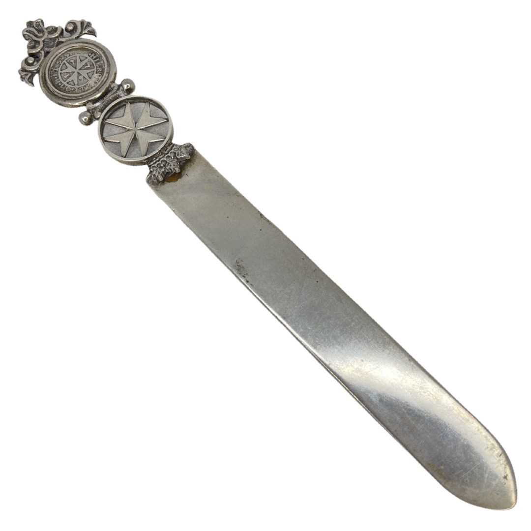 Maltese Silver Letter Opener. 50 g.