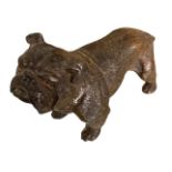 Cold painted spelter Bulldog