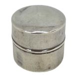 Silver Single Ring Box. 12 g. Birmingham 1903, Mitchell Bosley and Co.