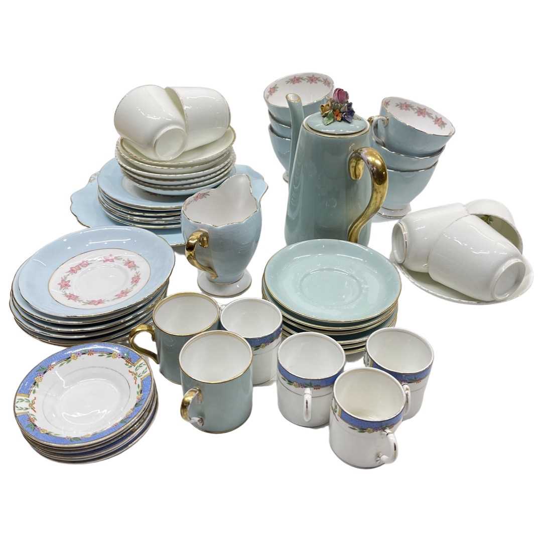 Quantity of Tea and Coffee Wares by Royal Albert, Crown Staffordshire, etc. - Image 2 of 3