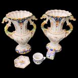 Mixed lot of Rouen French Faience wares