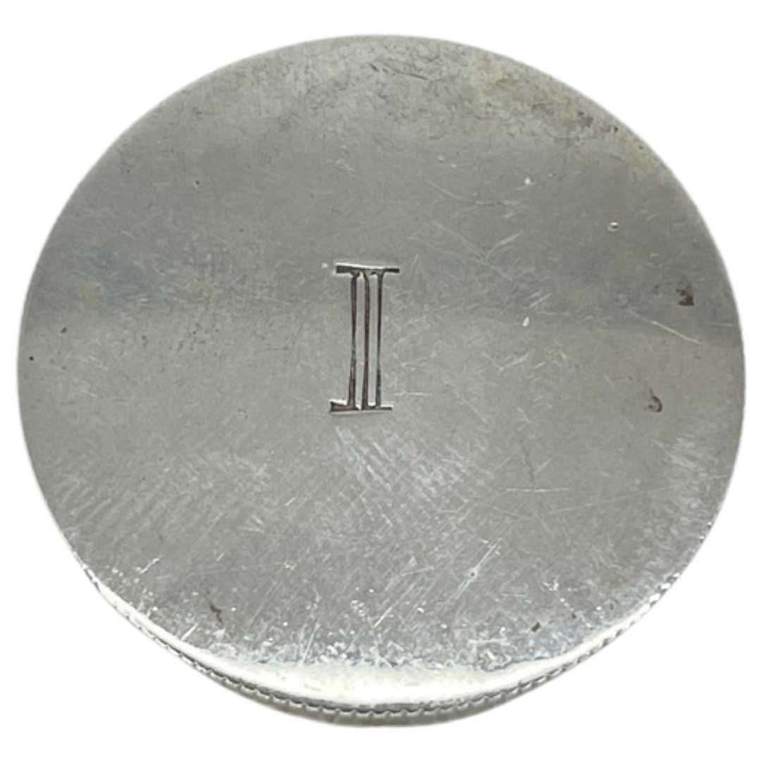 Silver Screwtop Pillbox. 17 g. Birmingham 1961