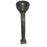 A 1930's Patinated Exterior Uplighter