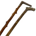 2 Various Metal Handled Walking Canes