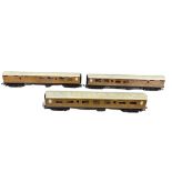 Rake of 3 Triang Hornby OO LNER Coaches