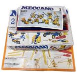 4 Boxed Meccano Sets.