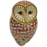 Royal Crown Derby Barn Owl Paperweight