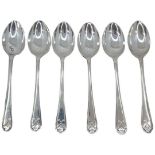 Golfing Interest. Set of 6 Teaspoons. 83 g. Sheffield 1933, Walker & Hall