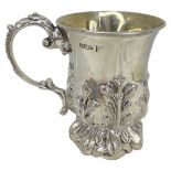 Silver Tankard. 168 g. Sheffield 1902. Walker and Hall