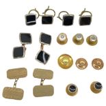 A Group of Various Cufflinks and Studs