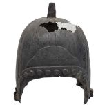 An Chinese Style Bronze Warrior Helmet