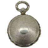 Unusual Pendant Silver Vinaigrette. 16 g. Birmingham 1827-1847, Francis Clark