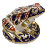 Royal Crown Derby Frog Paperweight