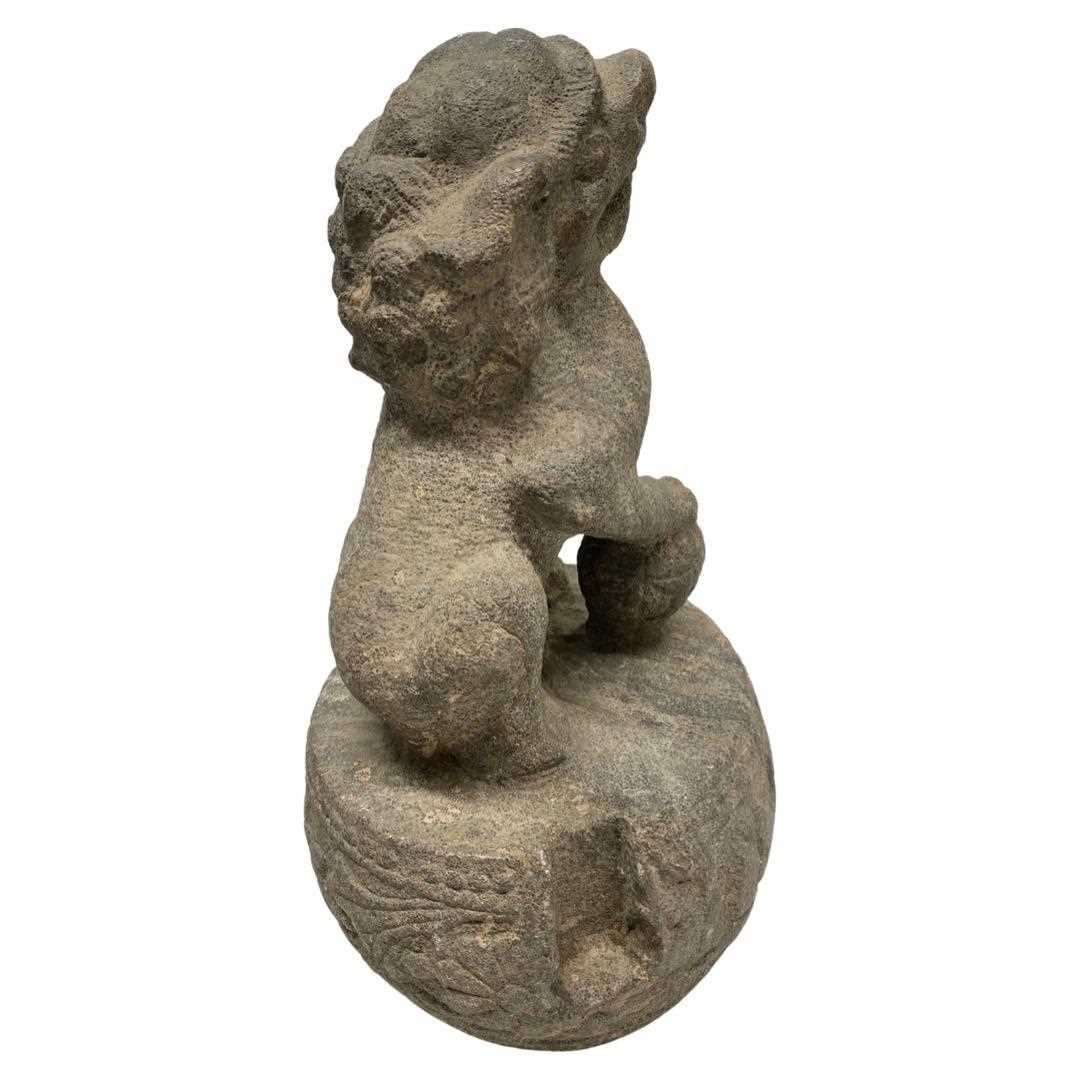 South East Asian Stone Chinese Fo Dog, possibly late 19th Century - Image 2 of 2