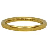 22ct Gold Band Ring, 5g