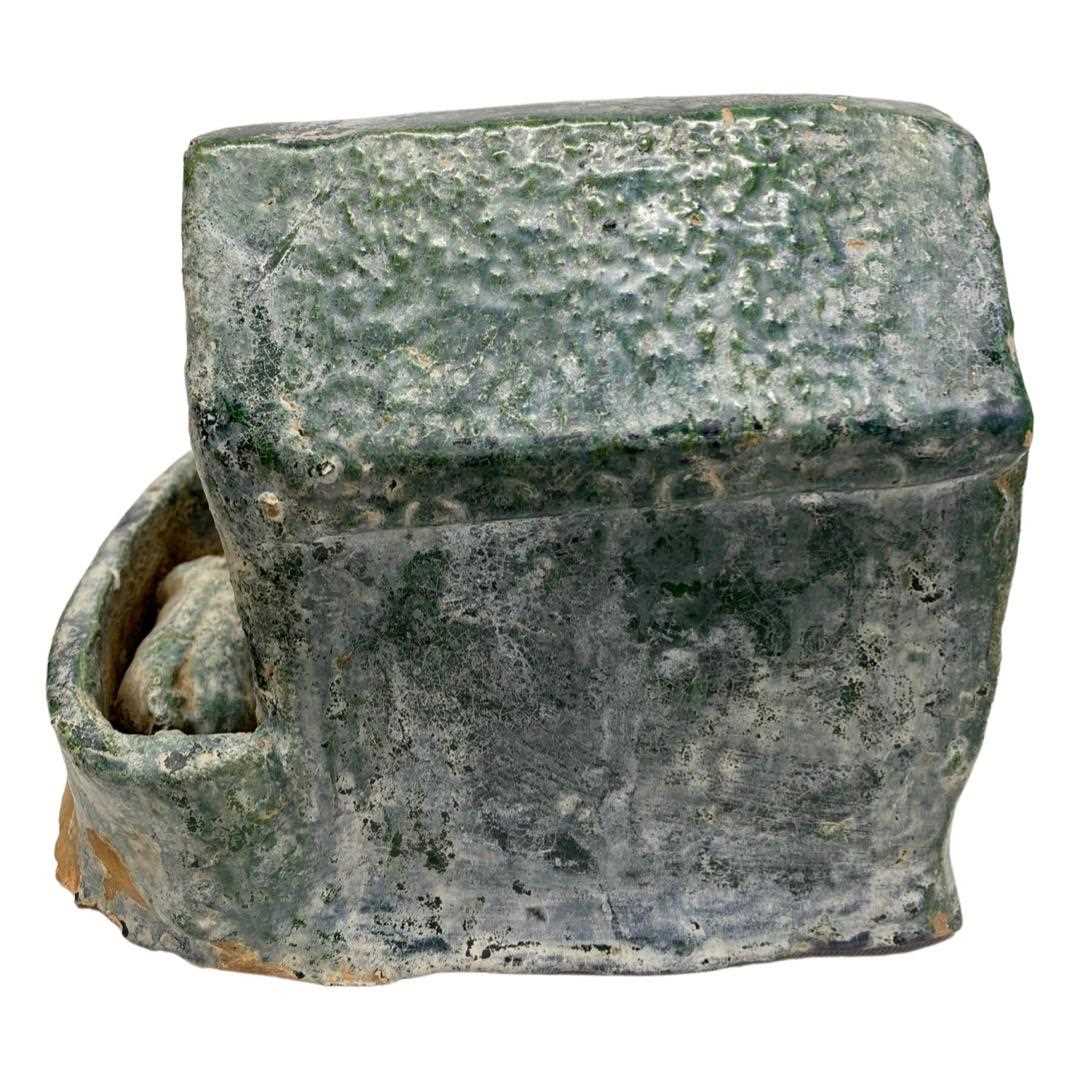 An Chinese Green Glazed Pottery Model of a Pig Pen - Image 3 of 3