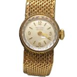 A Mid 20th century 9ct Gold Dress Watch and Bracelet