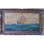 ENGLISH SCHOOL (20TH CENTURY) Sailing Ship at Sea