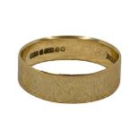9ct Gold Band Ring, 2.7 g. Size 8.25.
