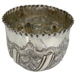 Silver Bowl With Floral Decorations, 60g London 1897 Mappin & Webb (John Newton Mappin).