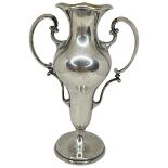 Tiffany & Co. Two Handled Silver Stem Vase. 173 g. Sterling