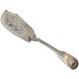 Scottish Georgian Silver Fish Slice. 187 g. Edinburgh 1826, Maker JM
