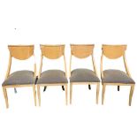 Set of 4 Costantini Pietro Upholstered Dining Chairs
