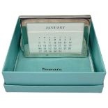 Boxed Tiffany & Co Perpetual Calendar.