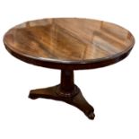 Good Quality Victorian Mahogany Tilt Top Table