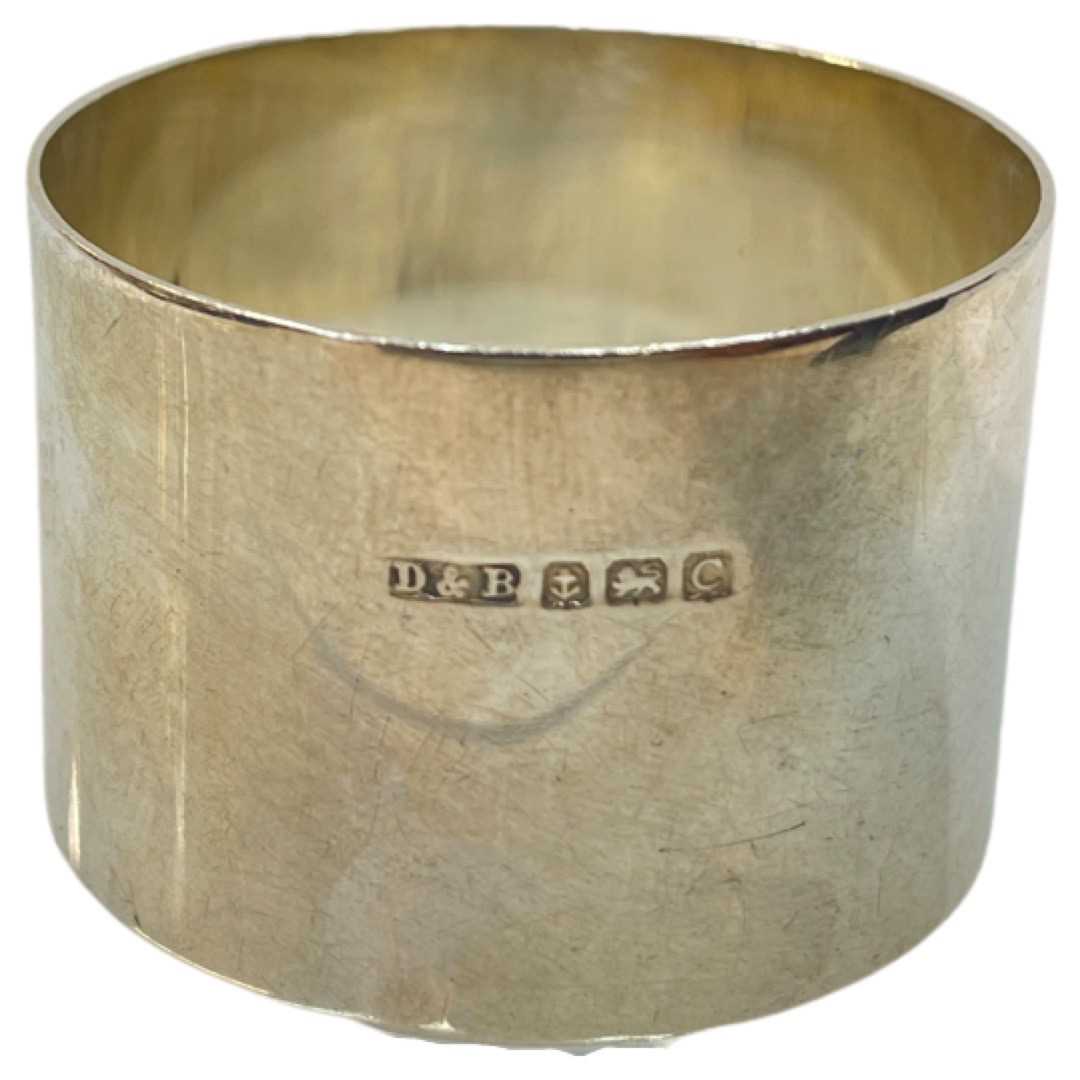 Set of 6 Silver Napkin Rings, Birmingham 1927, Docker & Burn Ltd. - Image 3 of 3