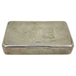 Early 19th Century Continental Silver Snuff Box. 98 g. Unmarked