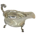 Silver Sauce Boat, 187g. Chester 1927 Robert Pringle & Sons.