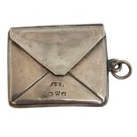 Silver Stamp Case, Chester 1909 Albert Ernest Jenkins