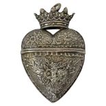19th Century Silver Scandinavian Hovedvandsaeg Box