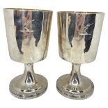 Pair of Georgian Goblets. 459 g. London 1808, possibly Thomas Robins