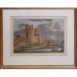 English School (19th Century) River Scene with Castle