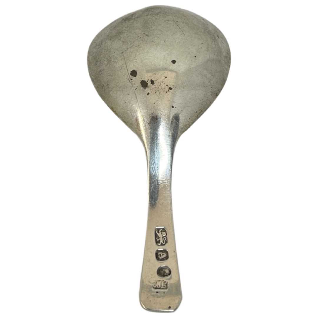 Georgian Silver Caddy Spoon. London 1796, Thomas Wallis II - Image 2 of 3