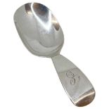 Scottish Silver Caddy Spoon. 19 g. Edinburgh 1847.