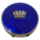 Silver and Enamel Box. Birmingham 1932, Turner & Simpson