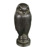 A Just Anderson Bronze Owl