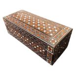 Mother of Pearl Inlaid Wooden Casket