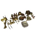 A Quantity of Brass and Copper Wares