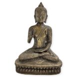 Small Bronze/Brass Cross-Legged Shakyamuni Buddha