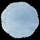 Modern Highly Decorative Large Circular Mirror