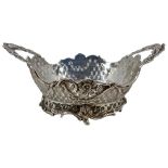 Good Quality Heavy Gauge Silver Basket. 254 g. Dutch c.1900