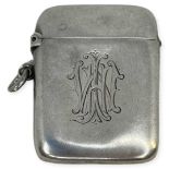 Silver Vesta Case. 21 g. Birmingham 1897, Maker P & S