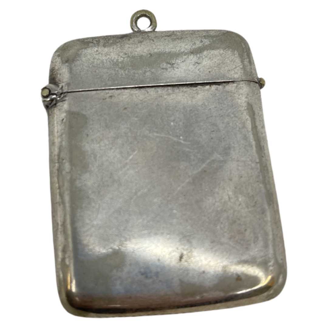 Silver Plated Vesta Case - Image 3 of 3