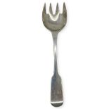 English Provincial Silver. Silver Spork, 17 g. Newcastle 1810. Thomas Watson