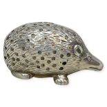 Silver Porcupine Pin Cushion. 10 g. London 1989, Maker BJS